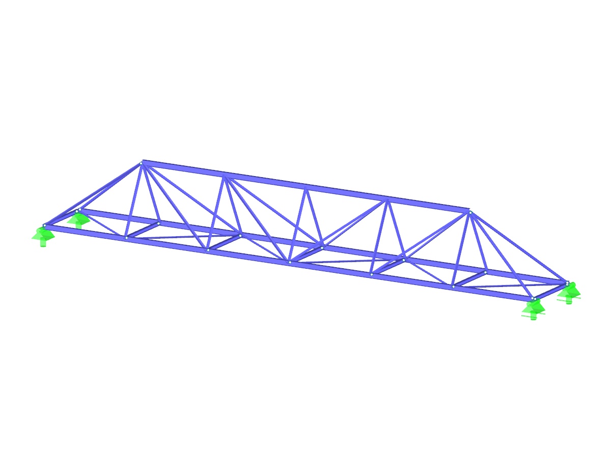 Brücke mit kaltgeformten I-Profilen als Pfetten