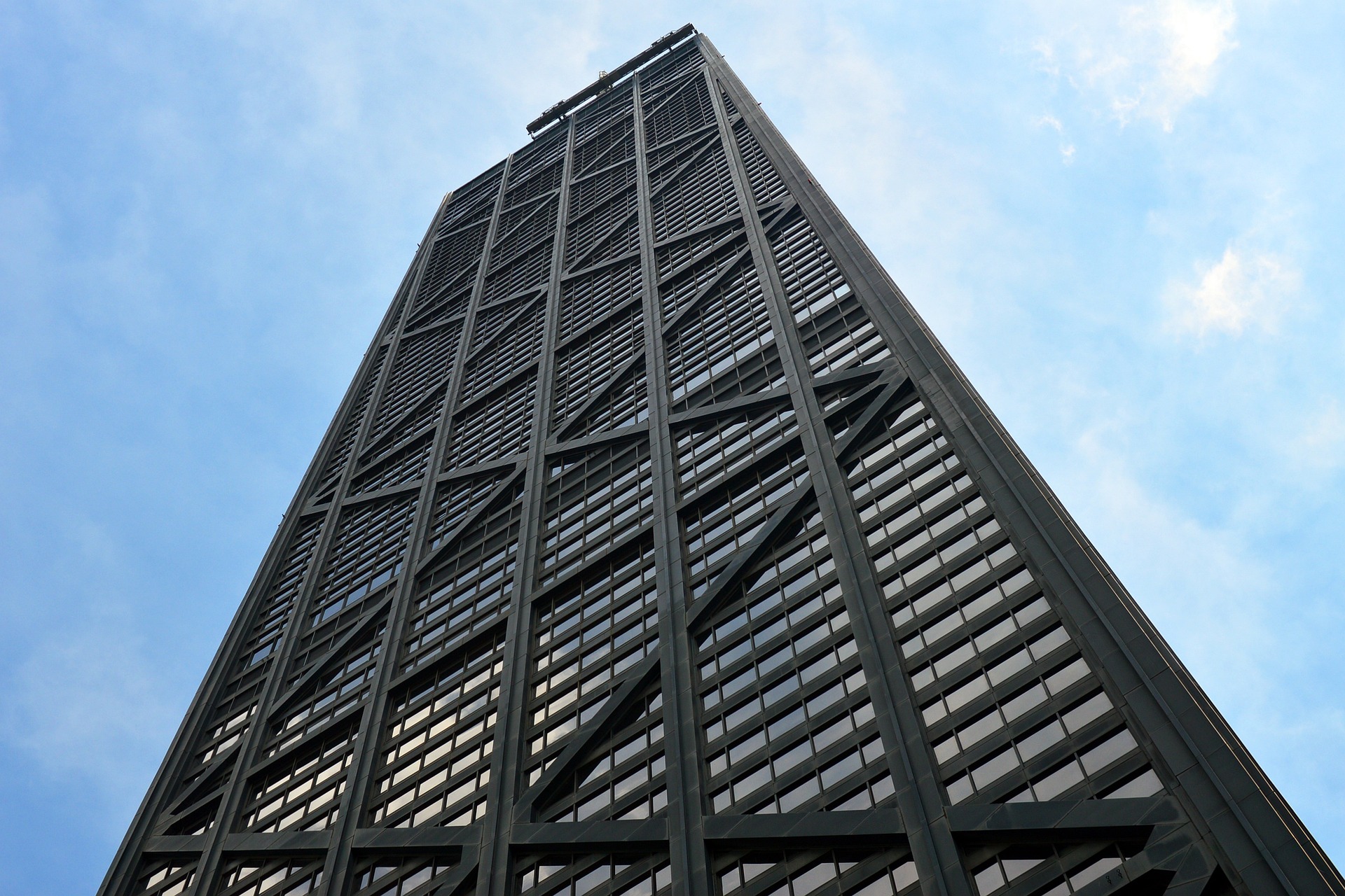 Stahl und Glas: Das John Hancock Center in Chicago gilt als frühes Bauwerk der High-Tech-Architektur.