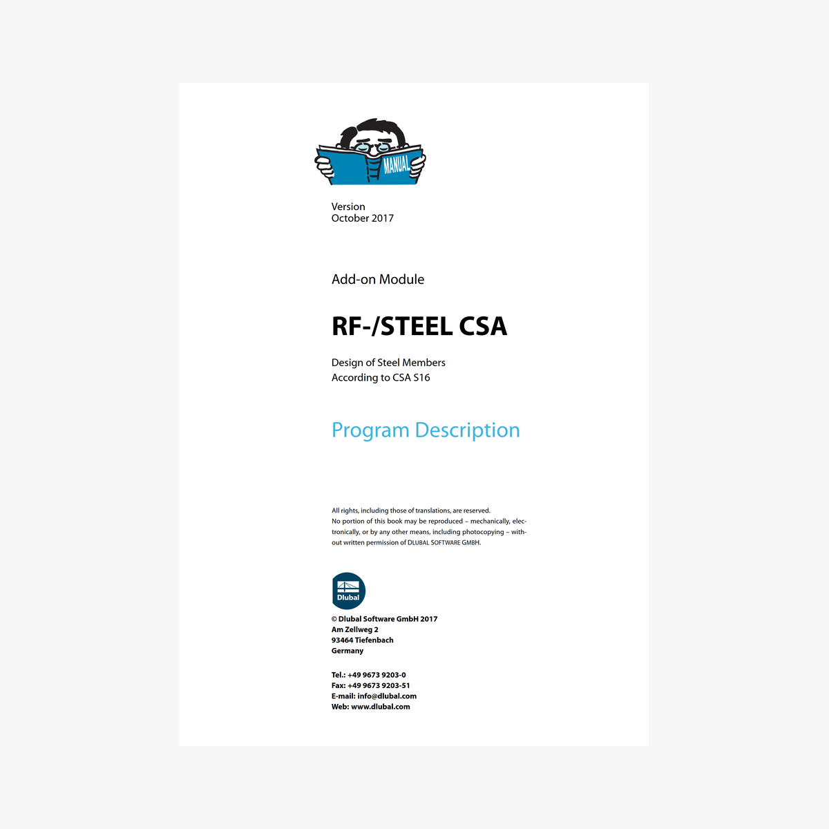 RF-/STEEL CSA Manual 