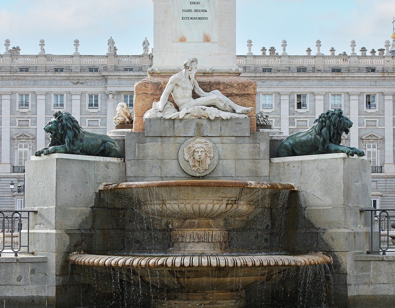 Destaque para a água no Palacio Real de Madrid