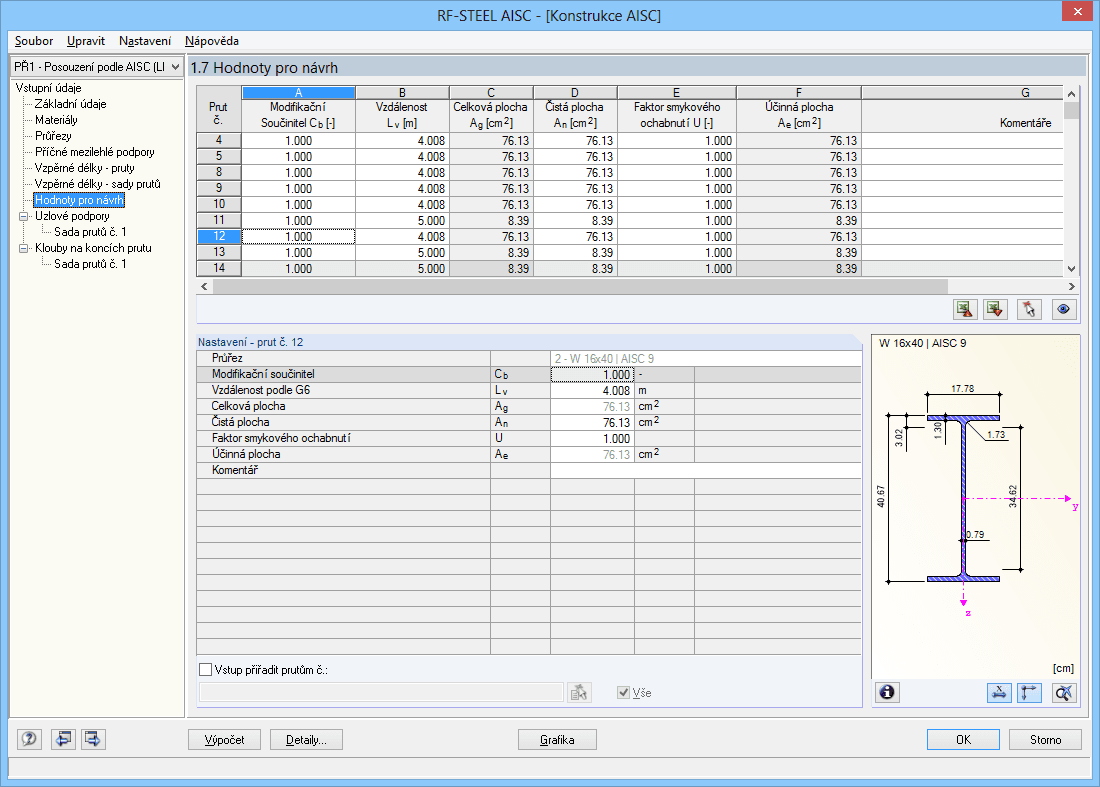 Bemessungsparameter