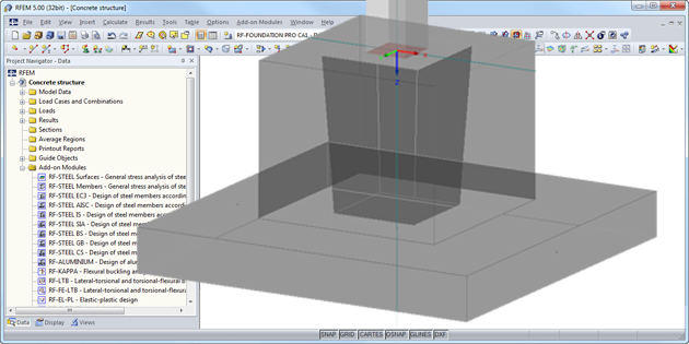 Add-on Module RF-FOUNDATION Pro for RFEM/RSTAB