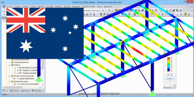 Přídavný modul RF-/STEEL AS pro RFEM/RSTAB