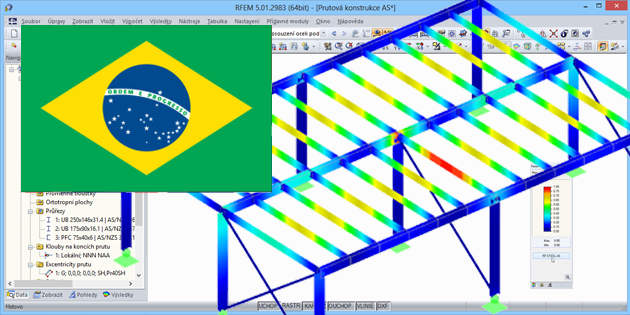 Přídavný modul RF-/STEEL NBR pro RFEM/RSTAB