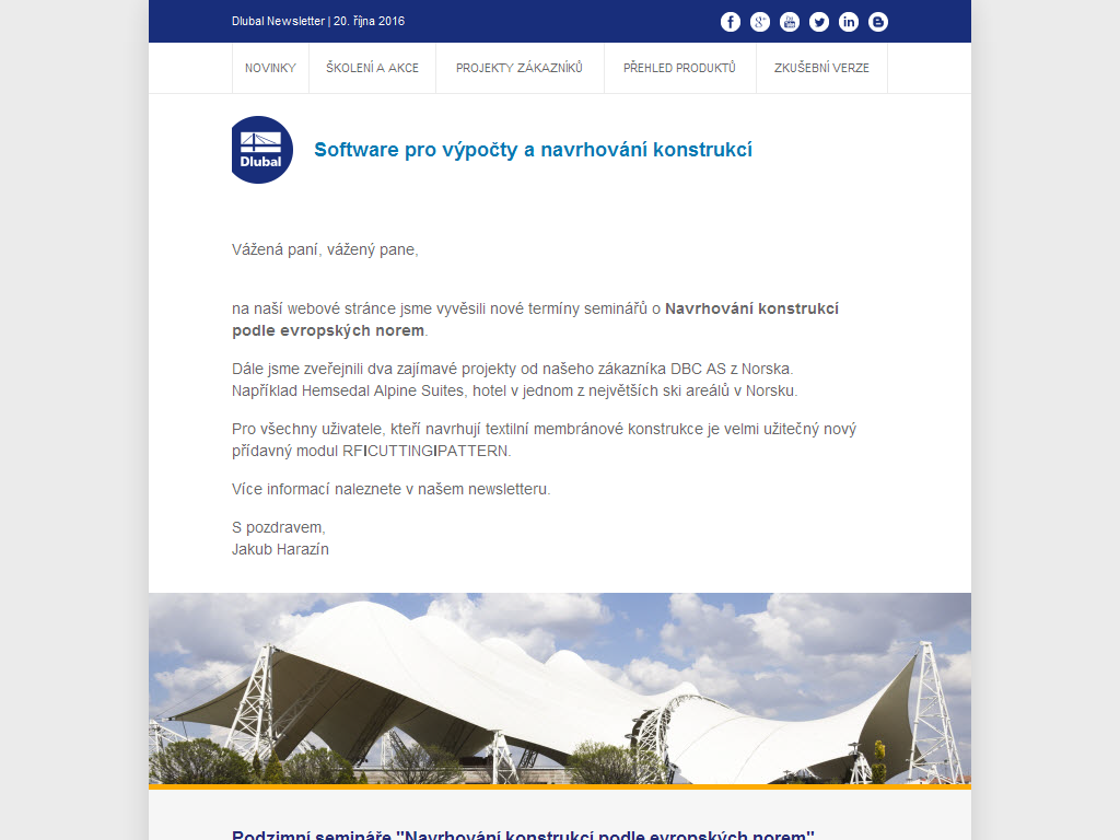 Dlubal-Newsletter | Oktober 2016