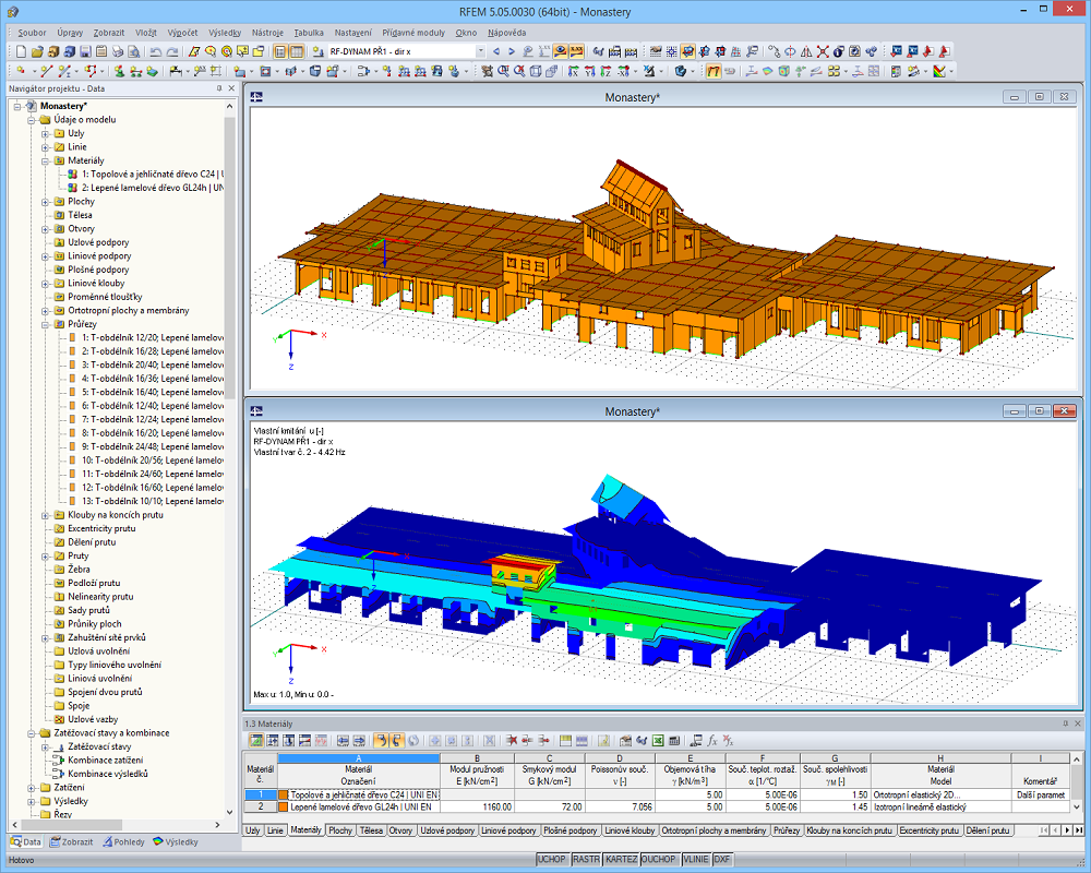 Klášter „Little Flower“, Kanada | Realizace v programu RFEM Dr. Ing. Berger, Dr. Ing. Gadner, Merano, Itálie