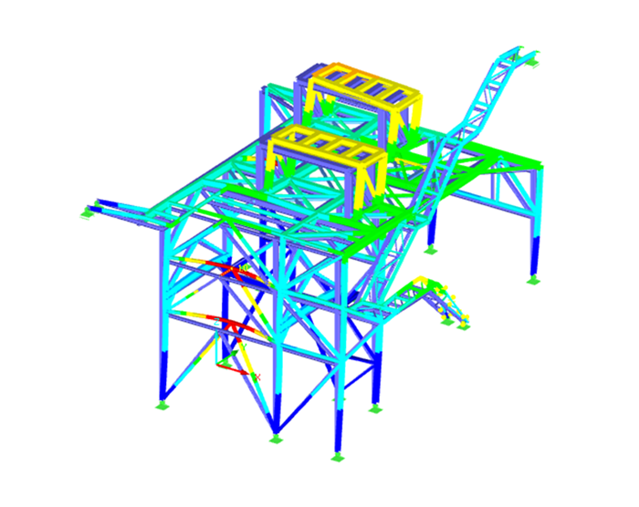 Calculation model 4 in RSTAB (© Kozlowski-Projekt)