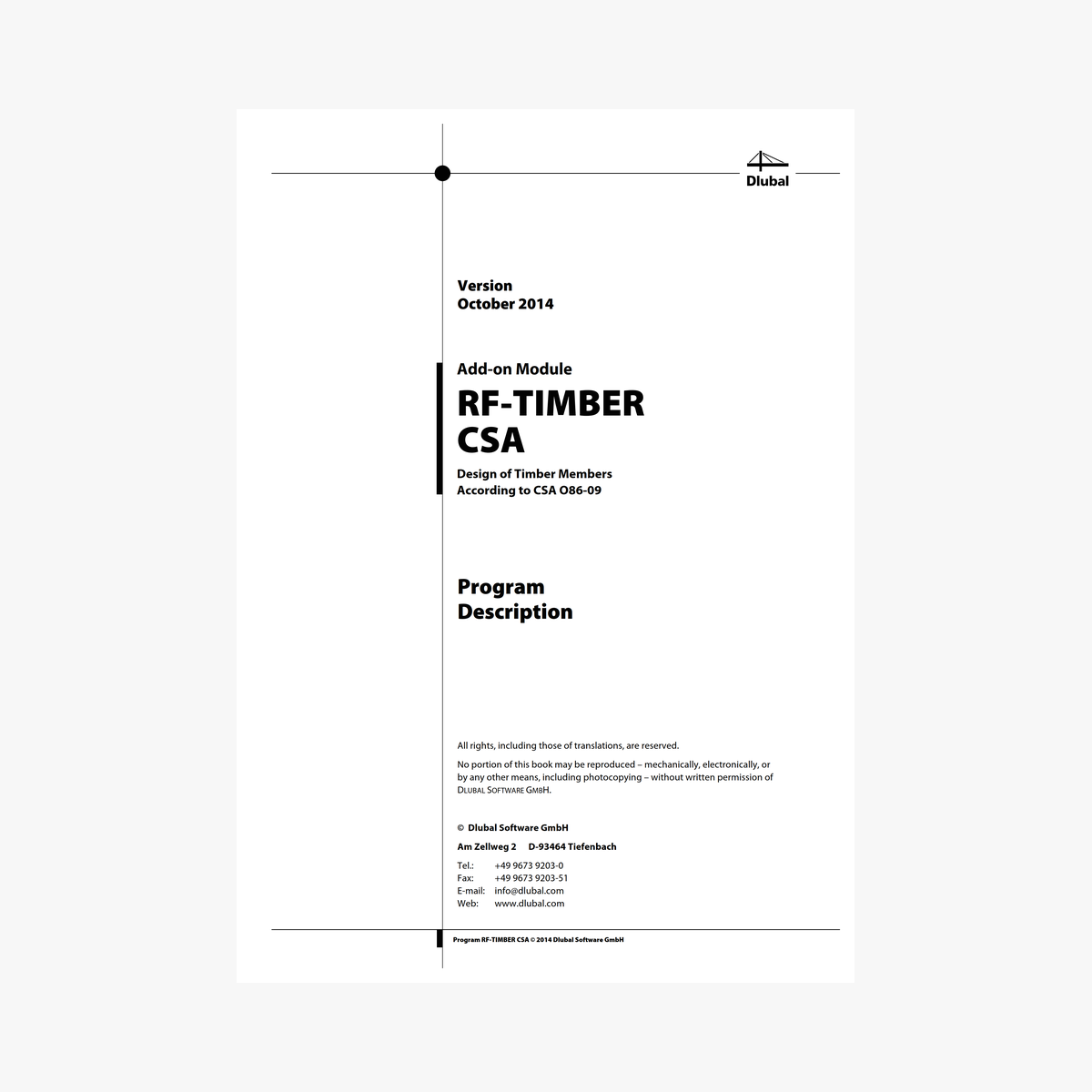 Manual RF-TIMBER CSA