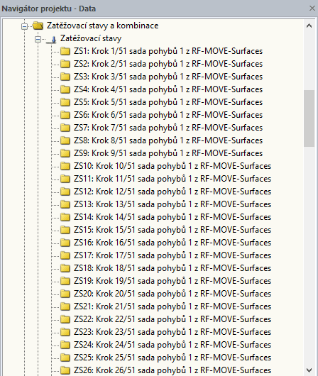 Generierte Lastfälle in RFEM