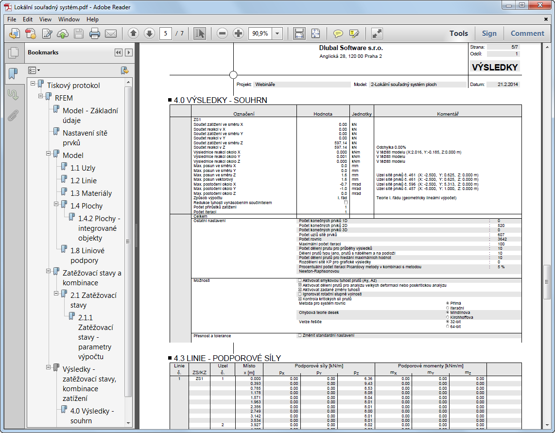 Export tiskového protokolu do formátu PDF
