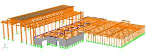 Model v programu RFEM (© Arborescence)