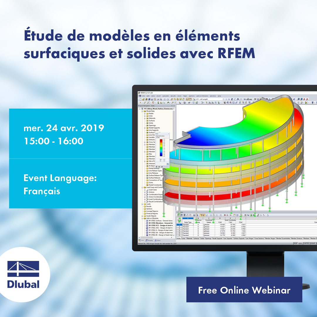 Studium plošných a objemových prvků v programu RFEM