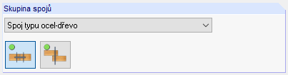 Skupiny spojů pro dřevěné konstrukce