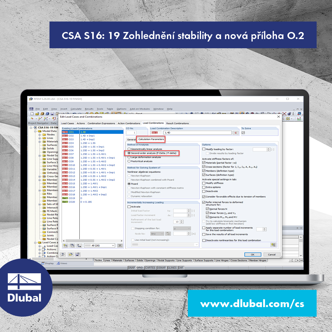 CSA S16: 19 Zohlednění stability a nová příloha O.2