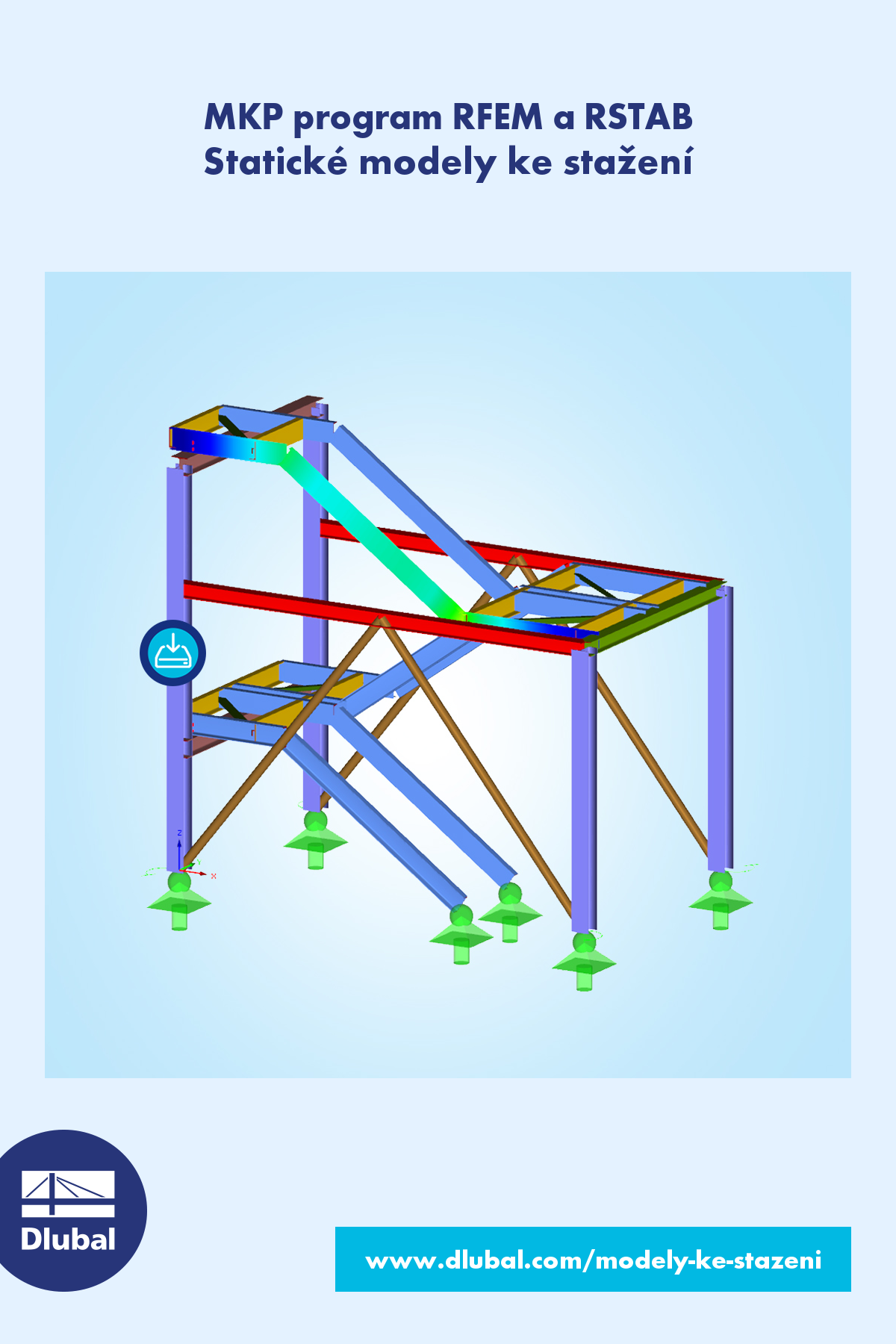 MKP program RFEM a RSTAB \n Statické modely ke stažení