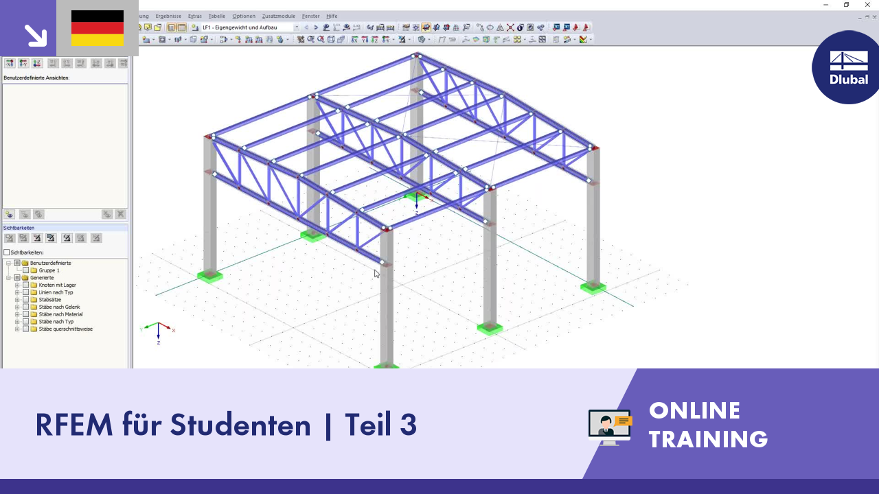 Online školení | RFEM pro studenty | 3. část | 14.06.2021