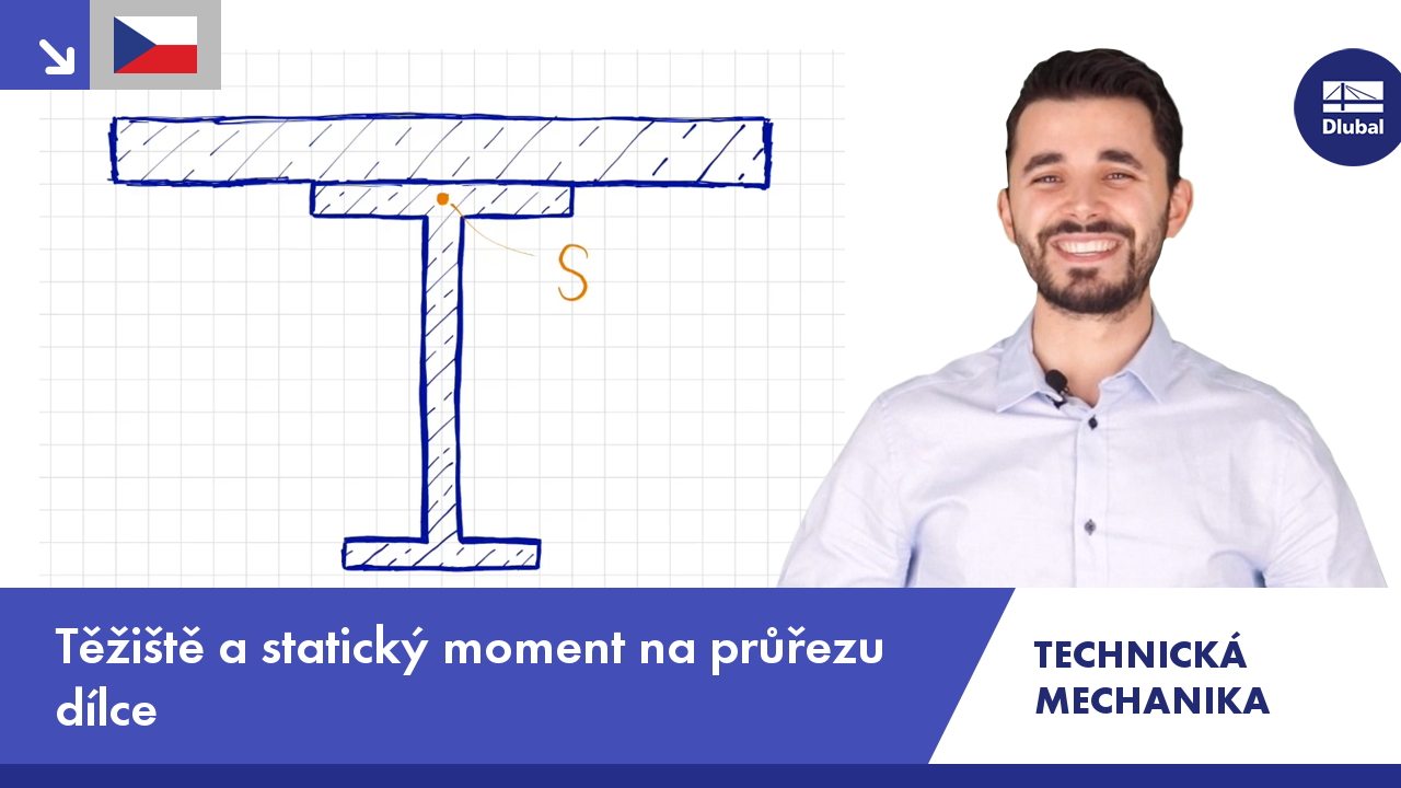 Video: Technická mechanika | Těžiště | Statický moment | Průřez dílce