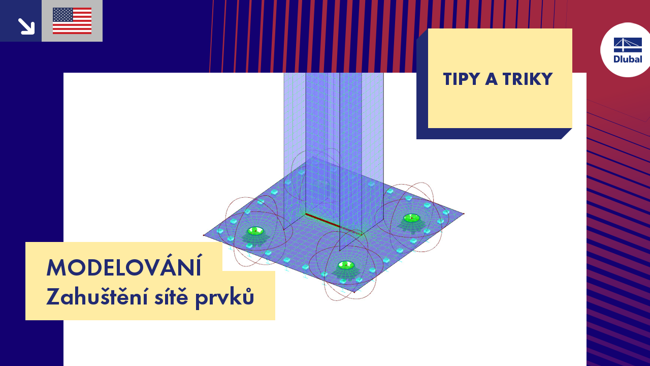 Modelování - Zahuštění sítě prvků