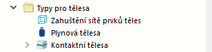 Typy pro tělesa v navigátoru