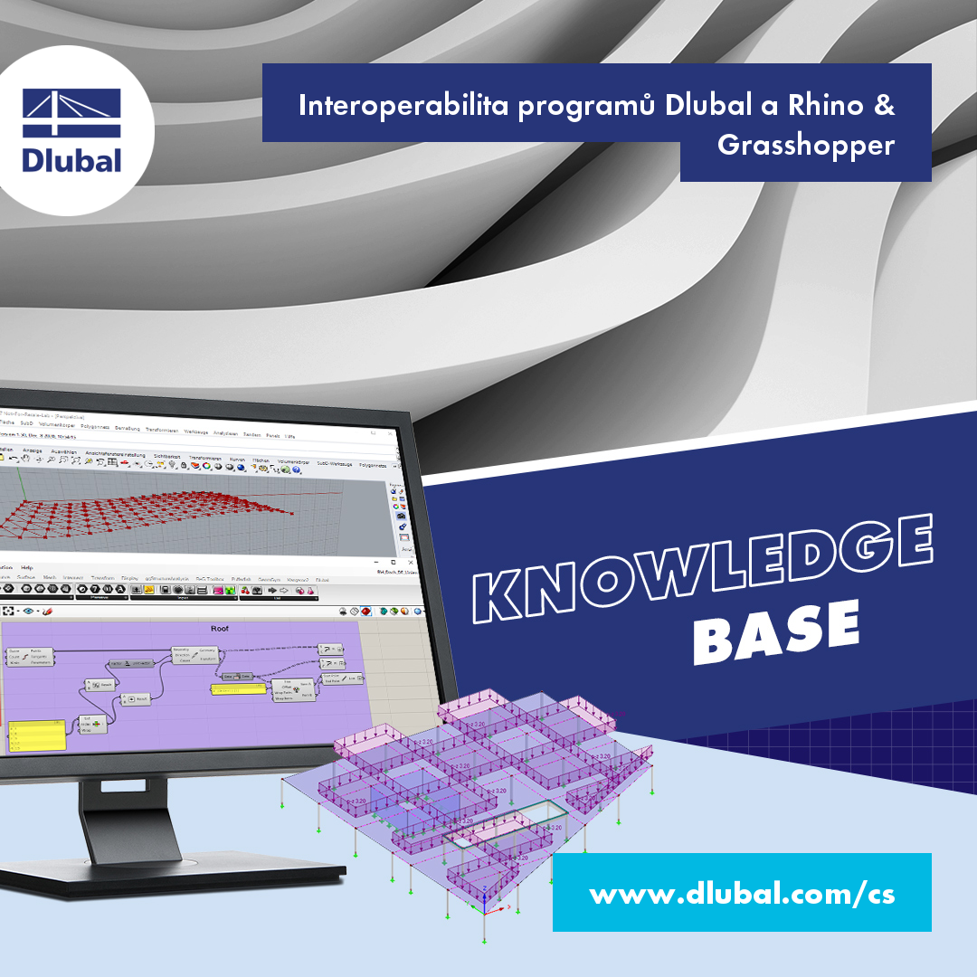 Interoperabilita programů Dlubal a Rhino & Grasshopper