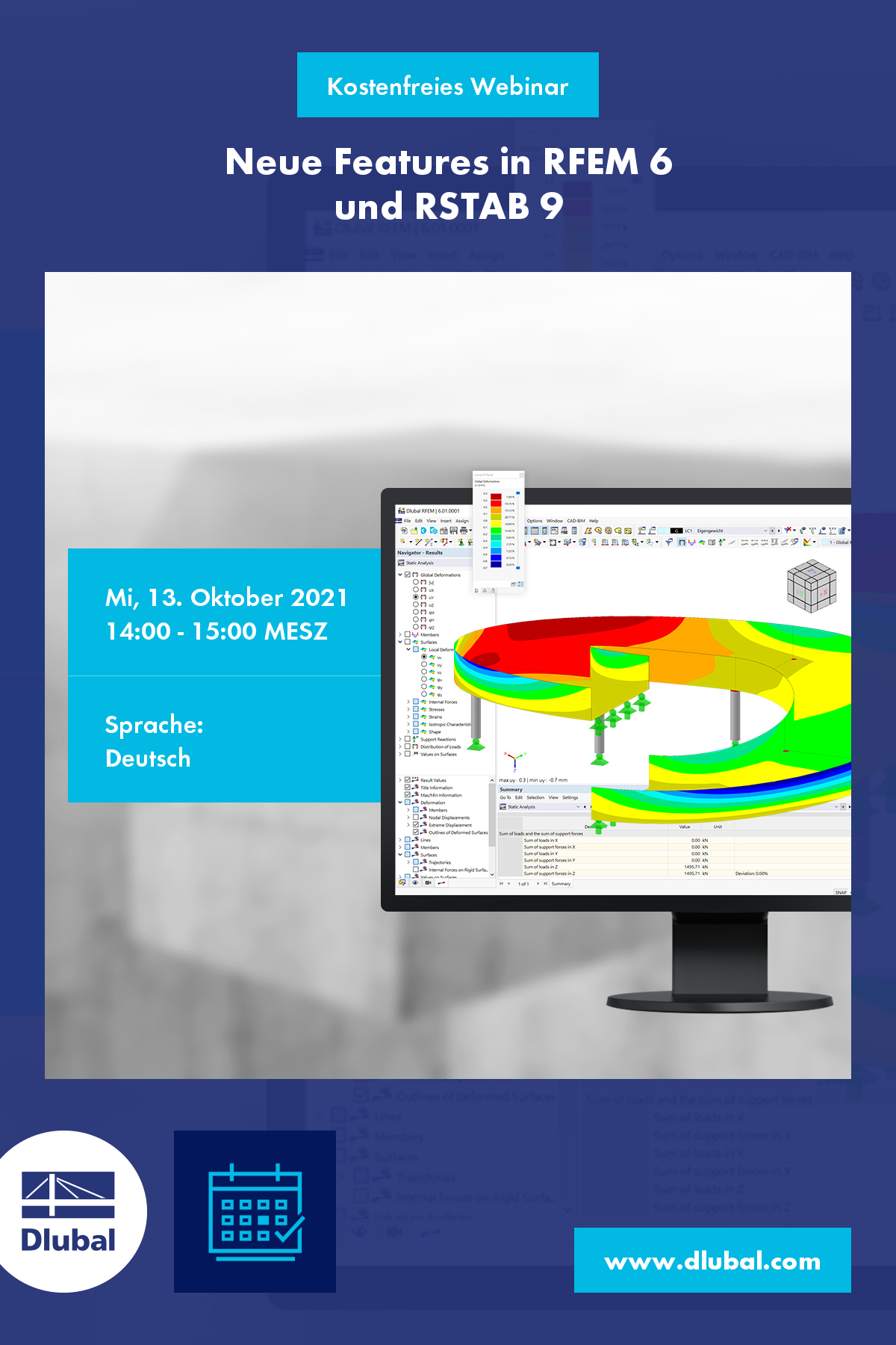 Nové funkce v programech RFEM 6 \n a RSTAB 9