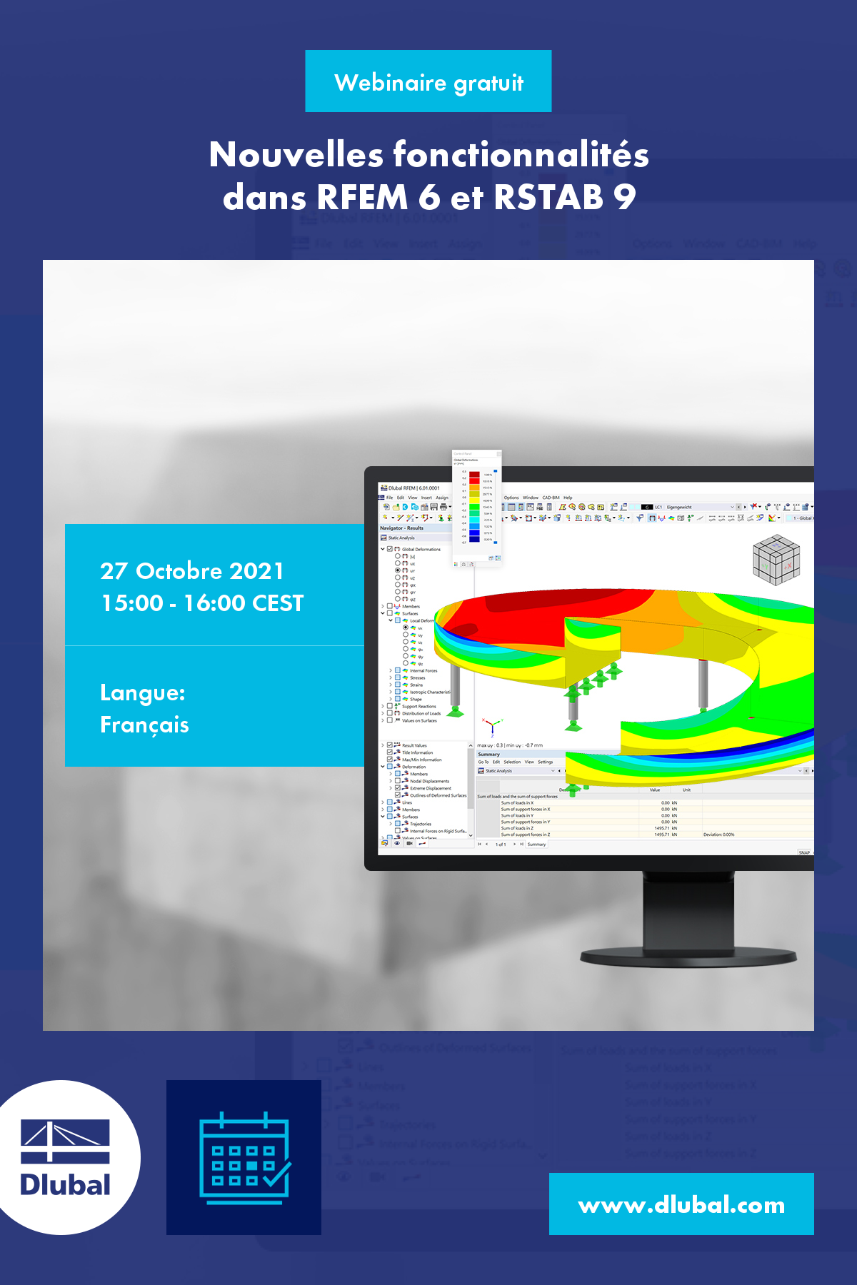 Nové funkce\n v programech RFEM 6 a RSTAB 9