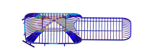 3D model světlíku v programu RFEM  (© Bellapart)