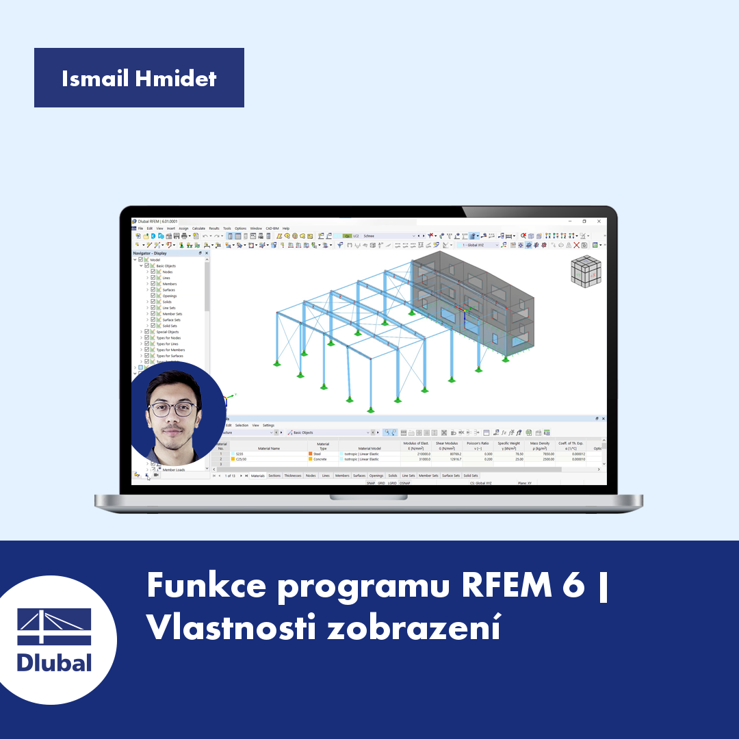 Programy RFEM pro výpočty MKP a RSTAB pro prutové konstrukce