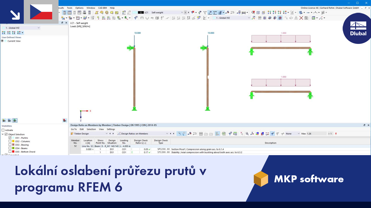 Video: Lokální oslabení průřezu v programu RFEM 6