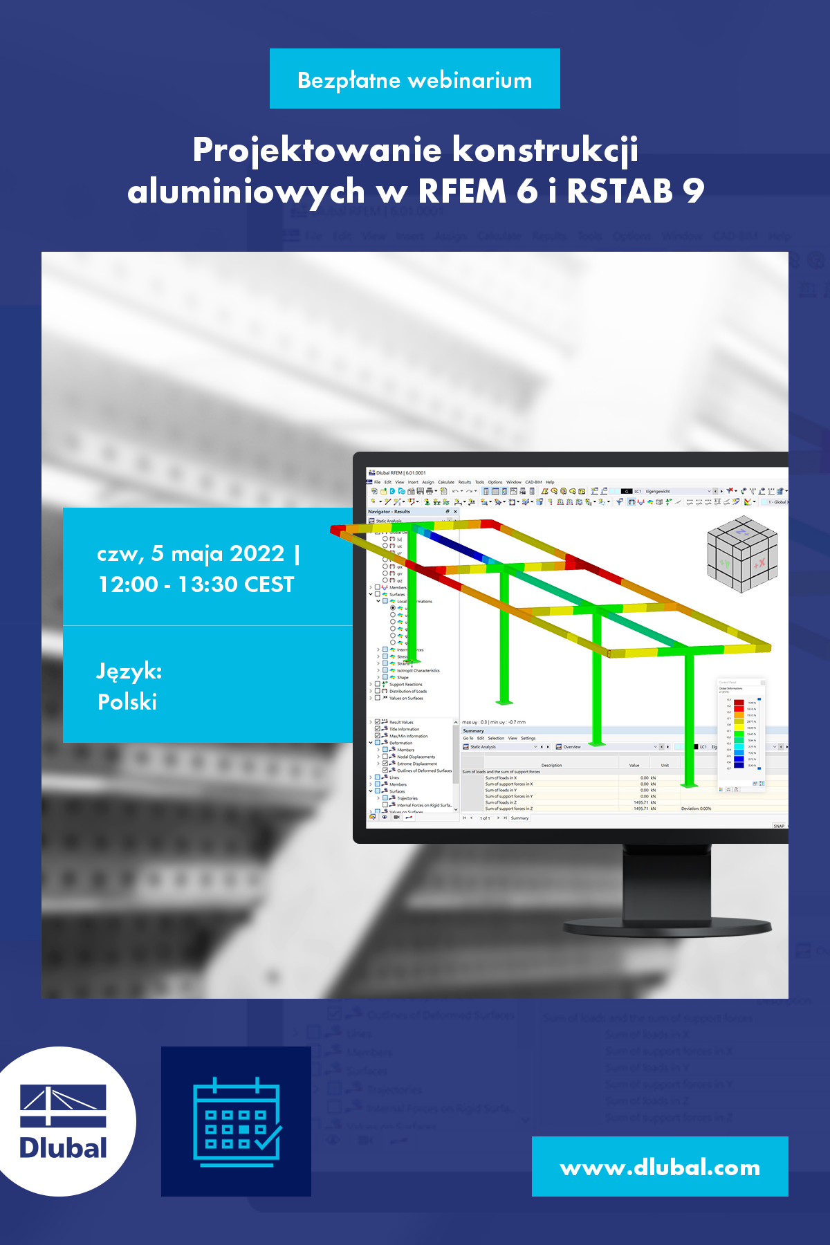 Posouzení hliníkových konstrukcí v programech RFEM 6 a RSTAB 9