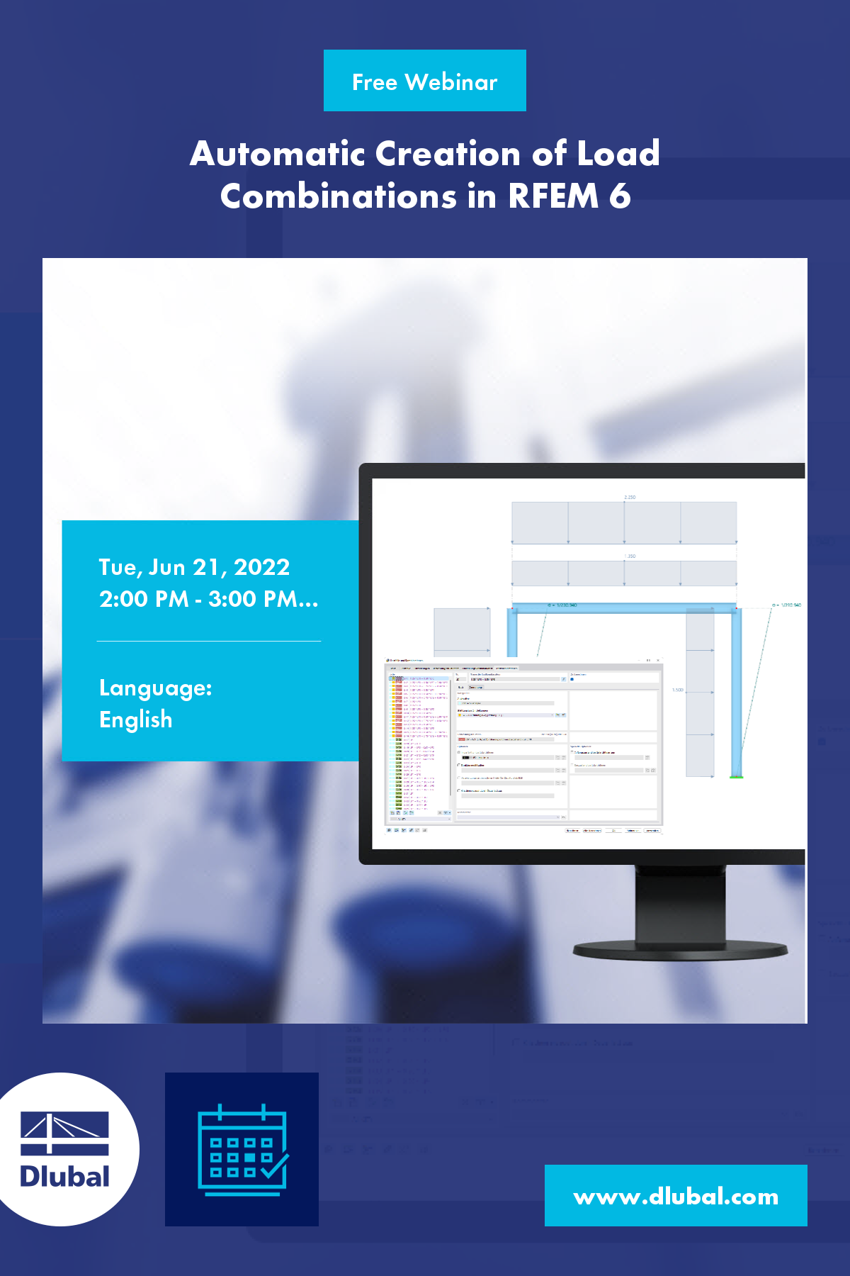 Automatické vytváření kombinací zatížení v programech RFEM 6