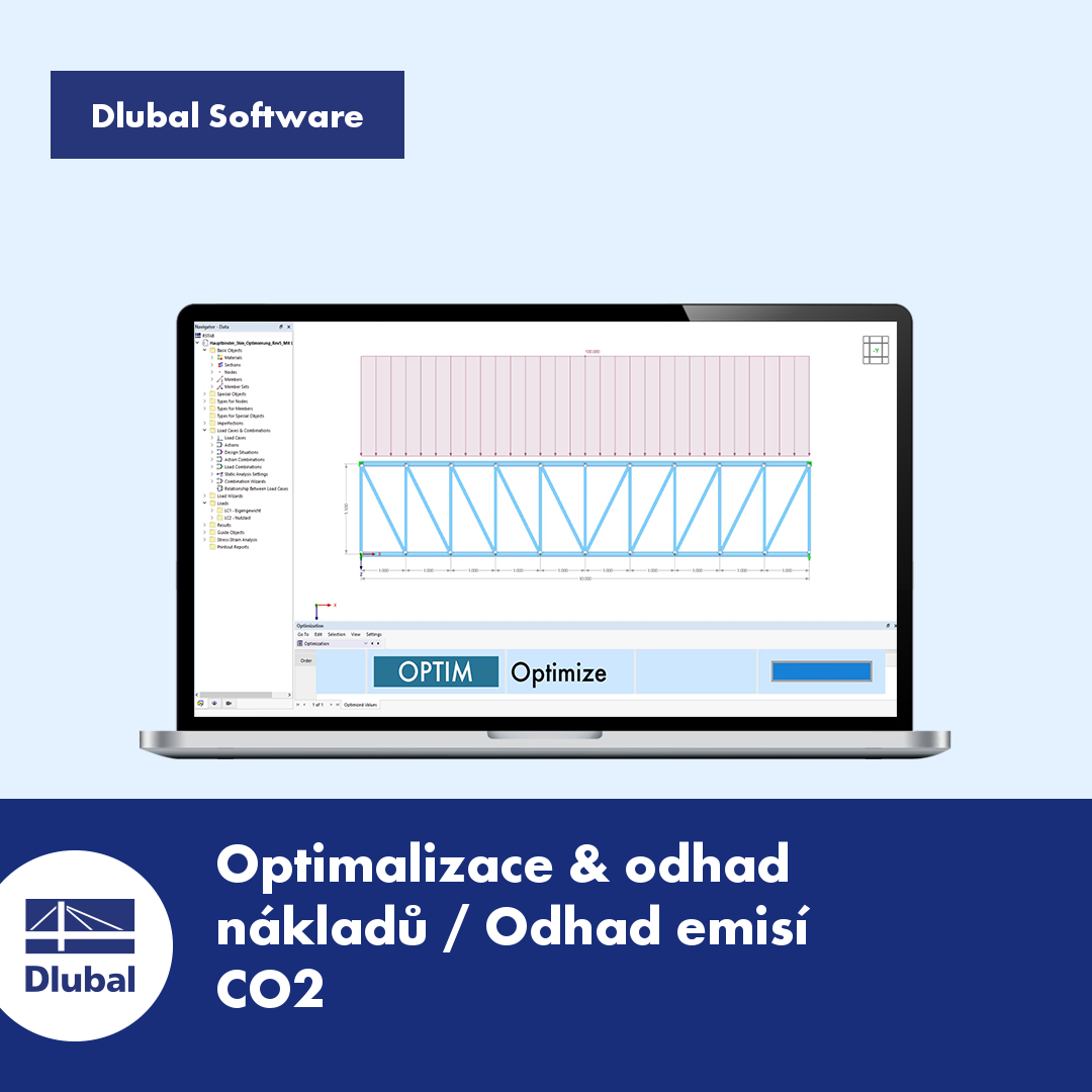 Programy RFEM pro výpočty MKP a RSTAB pro prutové konstrukce