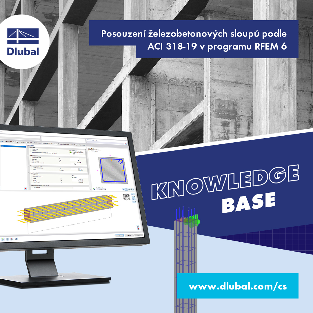 Posouzení železobetonových sloupů podle ACI 318-19 v programu RFEM 6