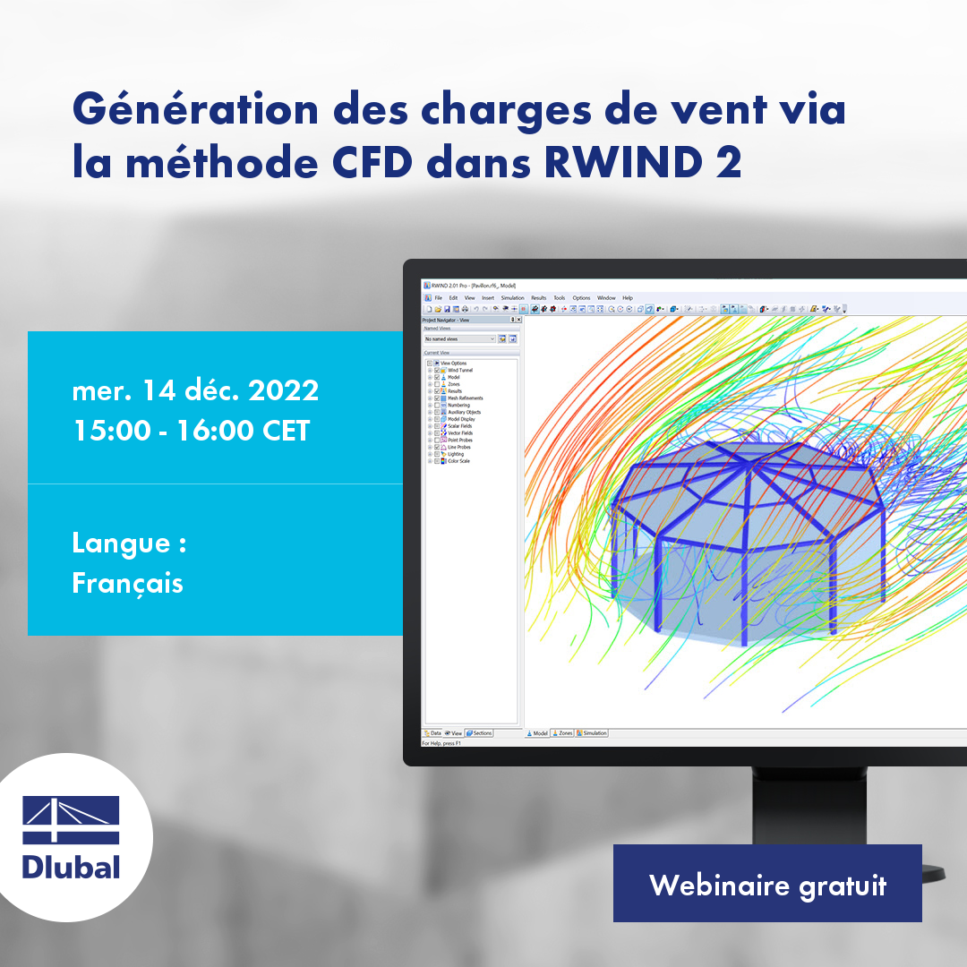 Generování zatížení větrem metodou CFD v programu RWIND 2