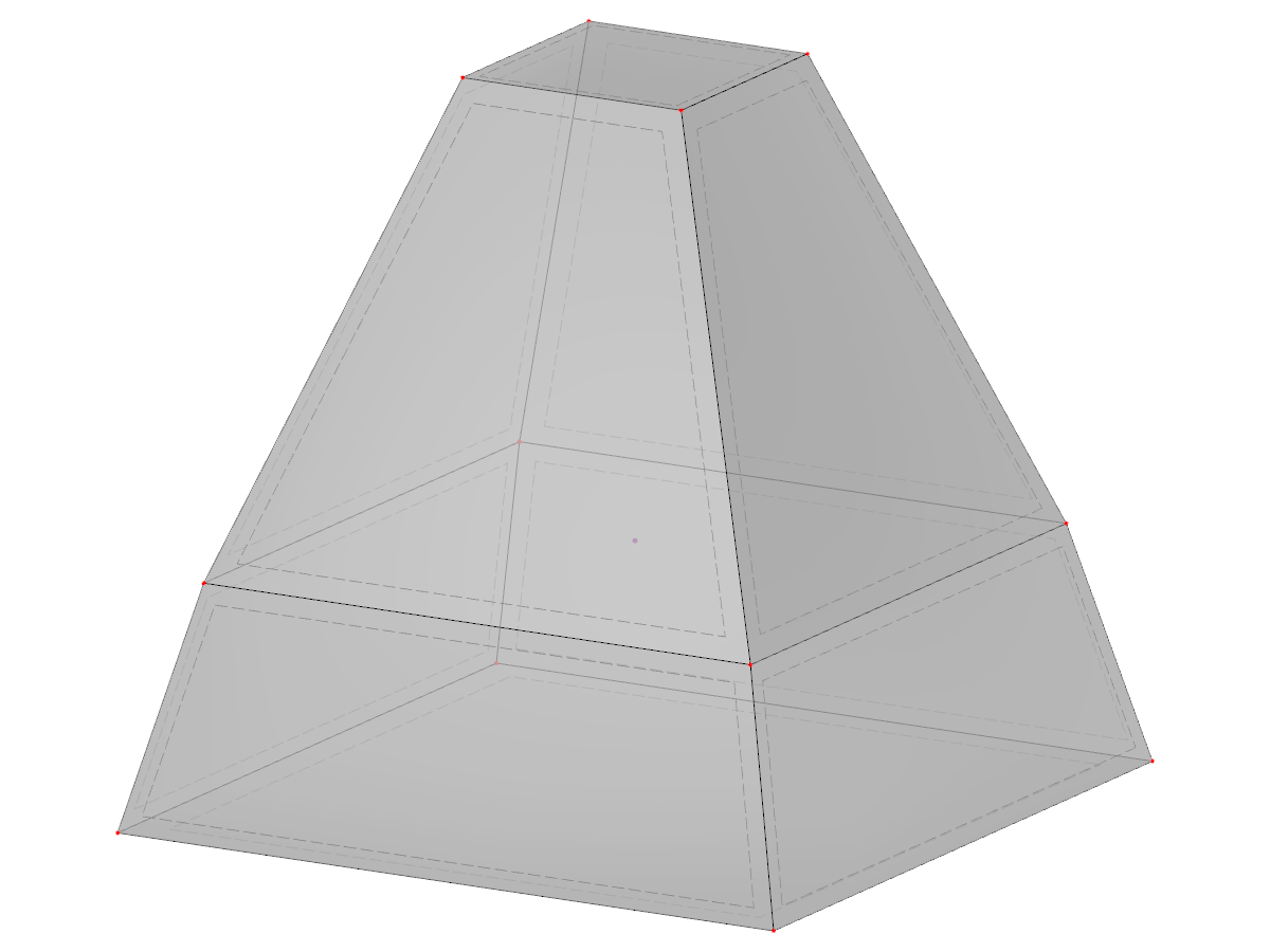 Model ID 2168 | SLD014 | Komolá pyramida se zkosenou spodní částí