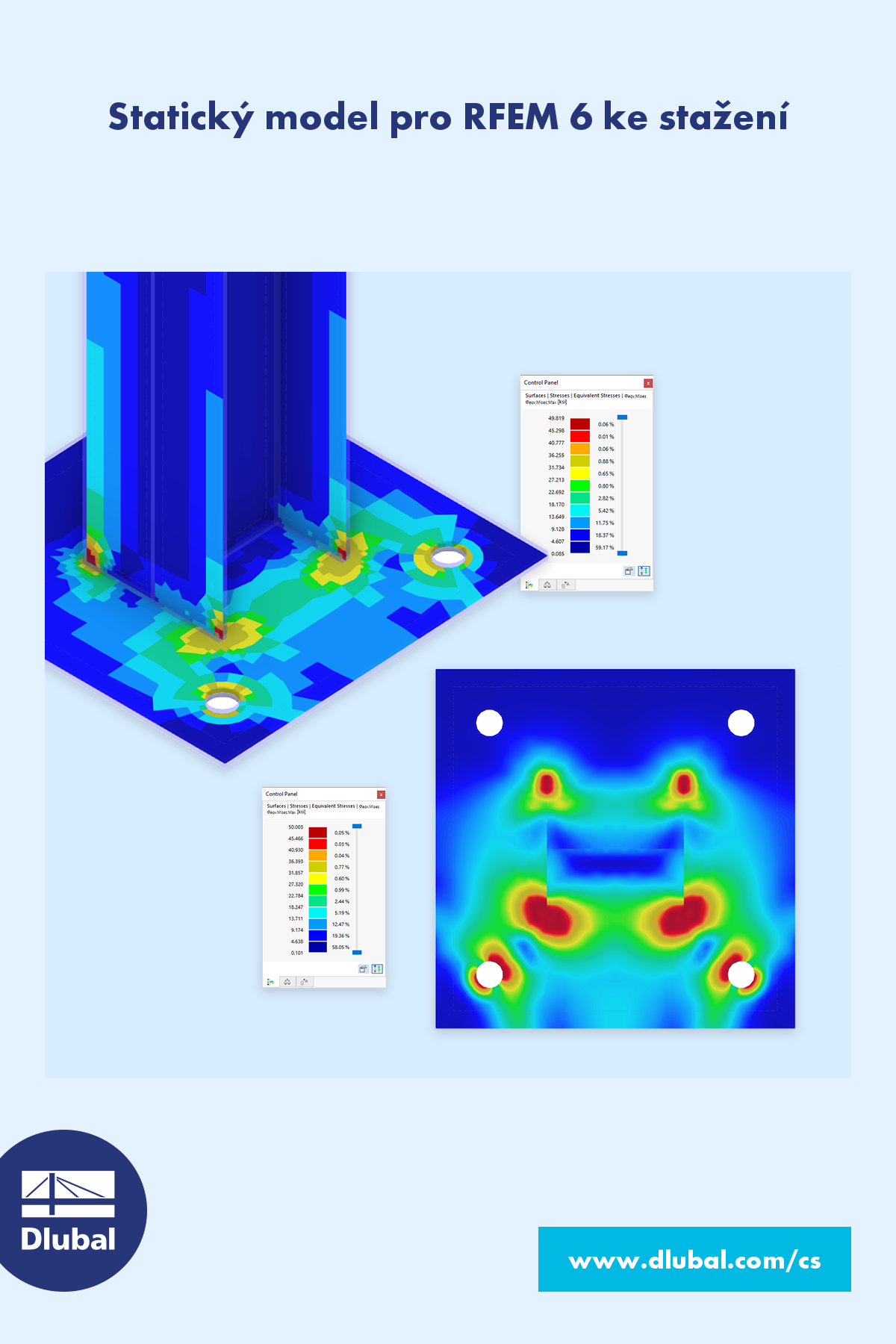 Statický model pro RFEM 6 ke stažení