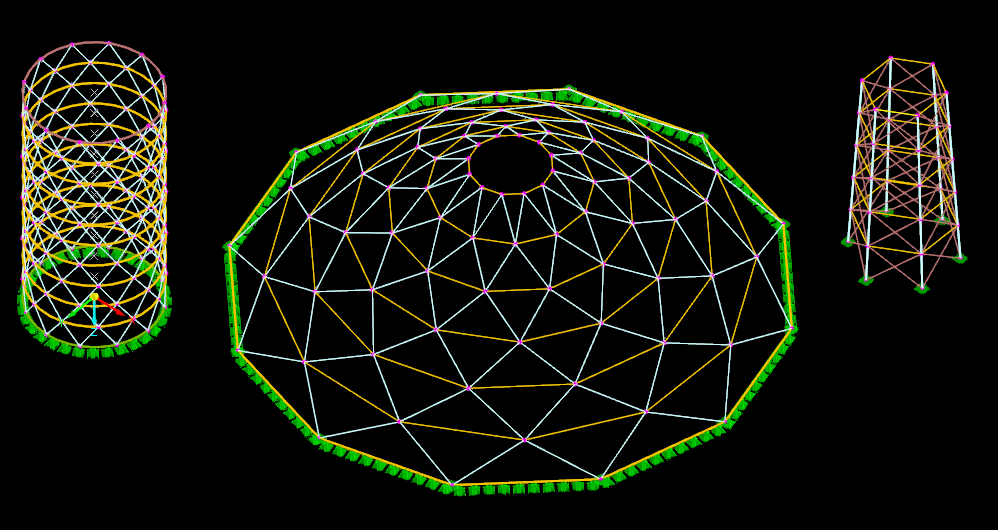 Model 000465 | A-16_THB002 Příhradový stožár s parametry