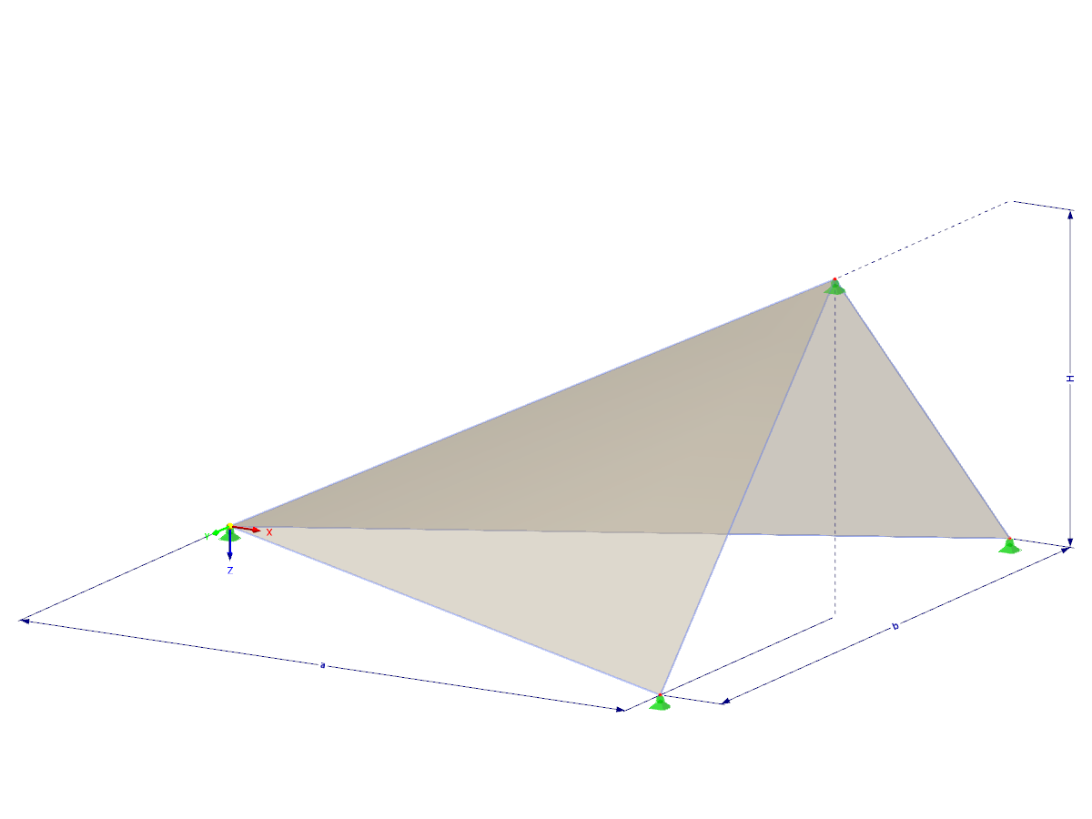 Model 002422 | TMS016 | Membránová konstrukce s parametry