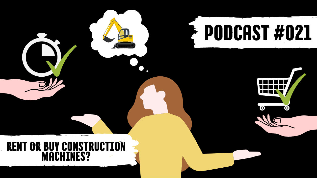 Titulní obrázek podcast # 021 Výpůjčka stavebních strojů