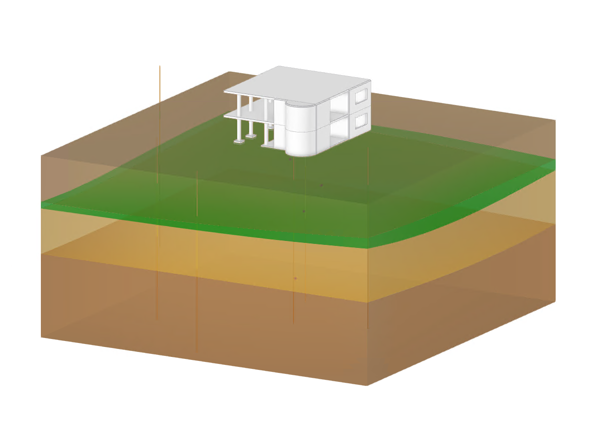 Geotechnická analýza betonové konstrukce