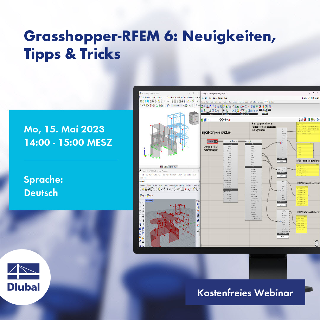 Grasshopper-RFEM 6: Novinky, tipy a triky