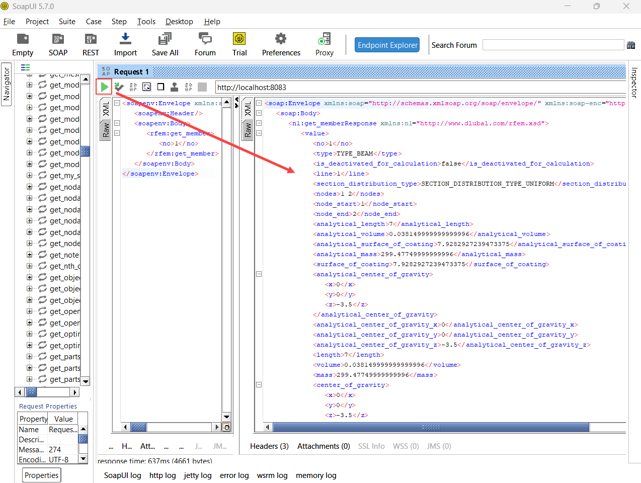 get_member - SoapUI Response