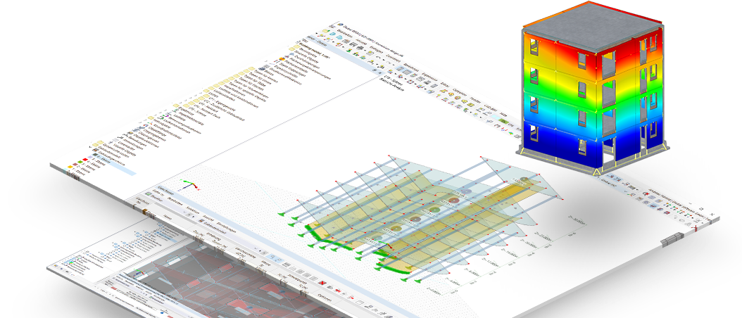 Banner | Model budovy pro RFEM 6