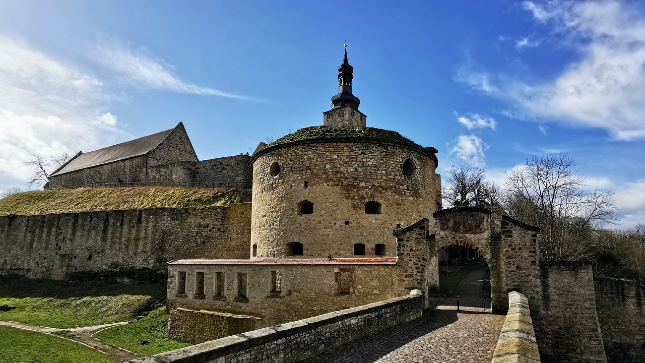 Vstup do zámku Querfurt