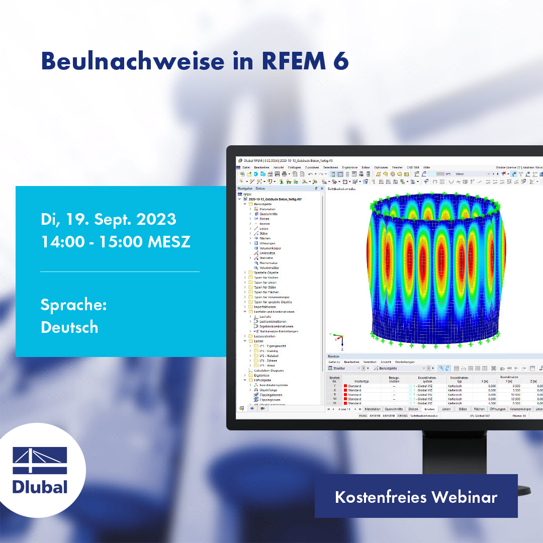 Posouzení boulení v programu RFEM 6