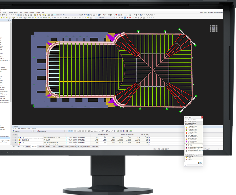 RSTAB 8 | Funkce programu RFEM | Pozadí