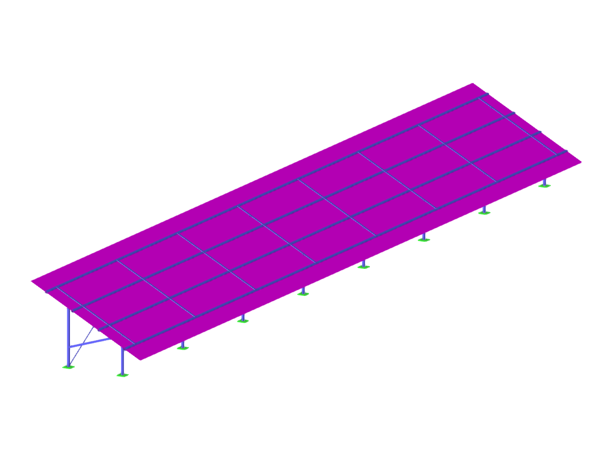 Model 003915 | Pevné fotovoltaické upevnění