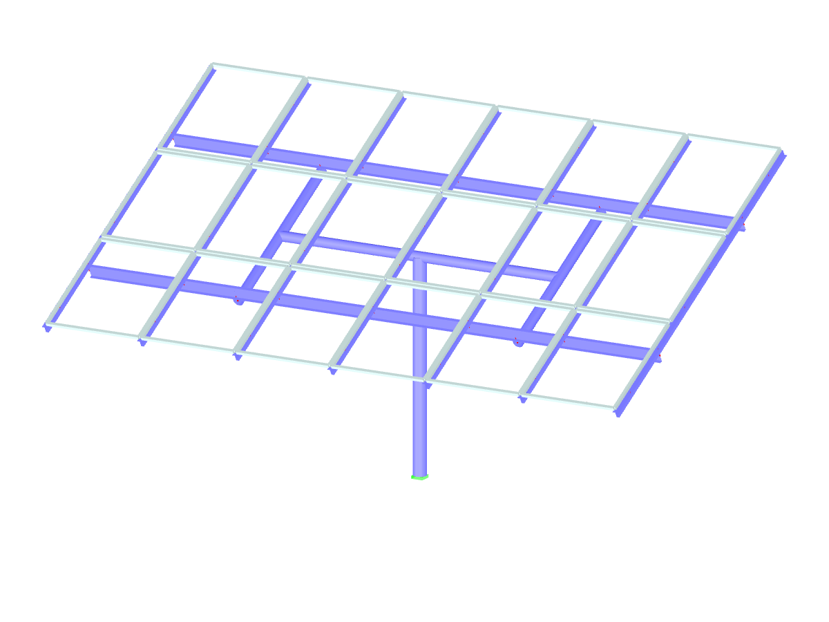 Model 004248 | Ocelový nosič solárních panelů