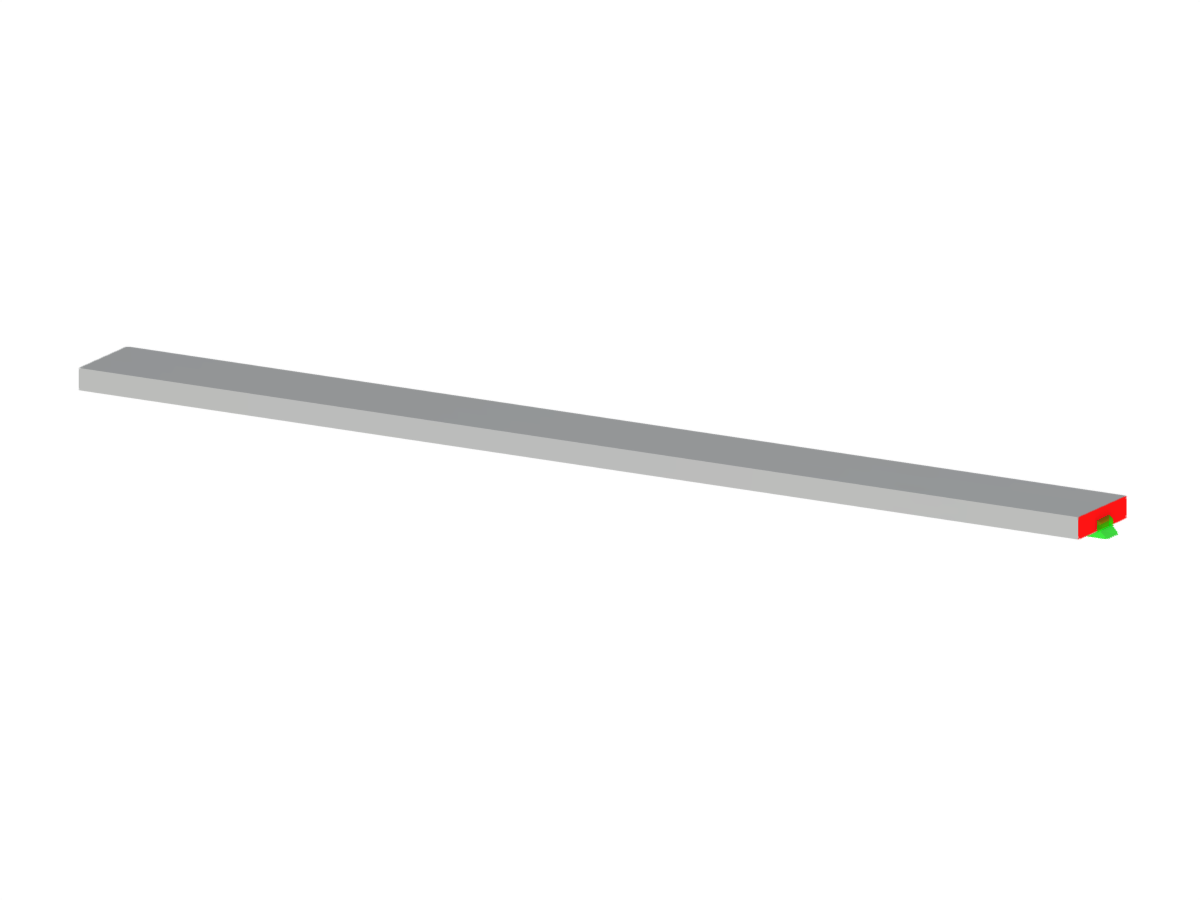 Model 004651 | Železobetonový nosník