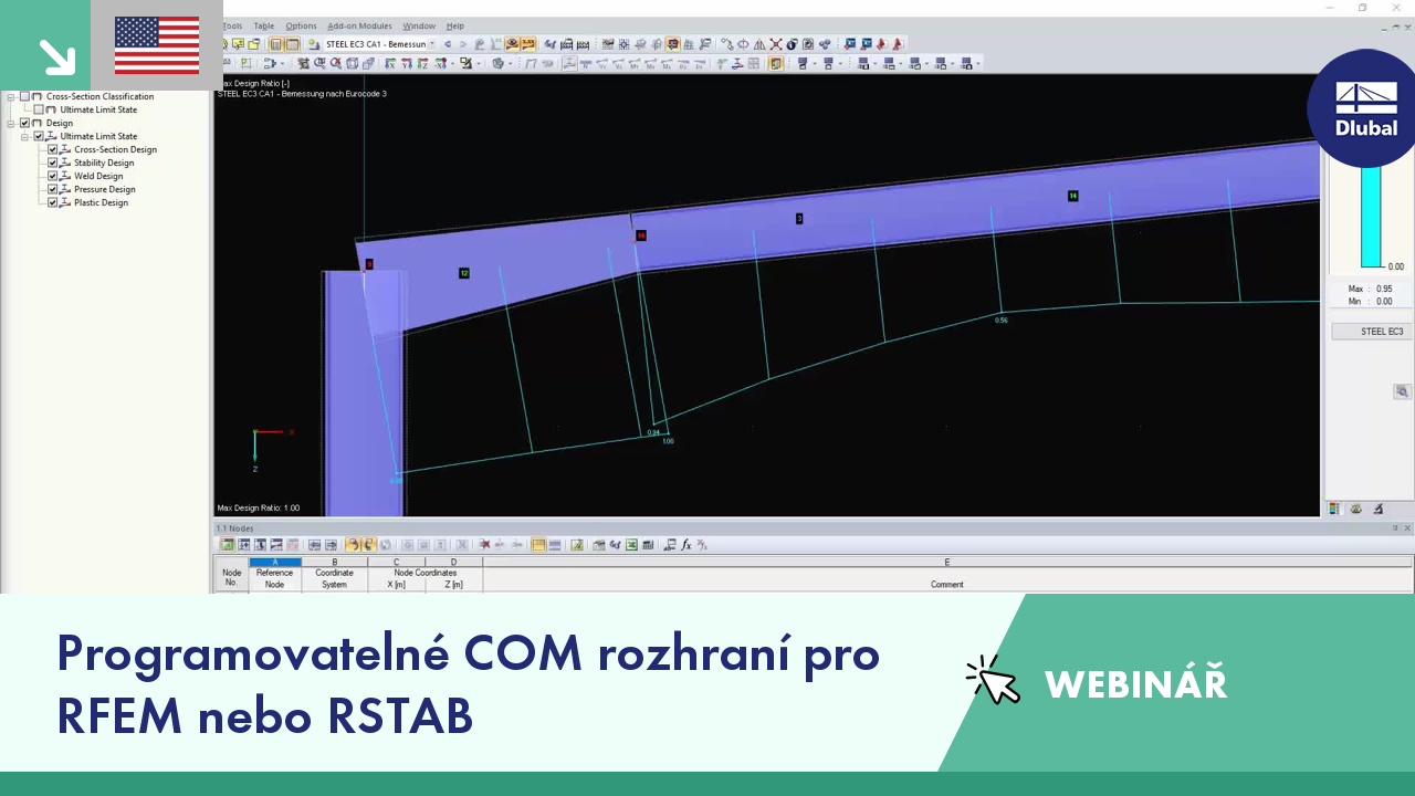 Programovatelné rozhraní COM pro RFEM nebo RSTAB